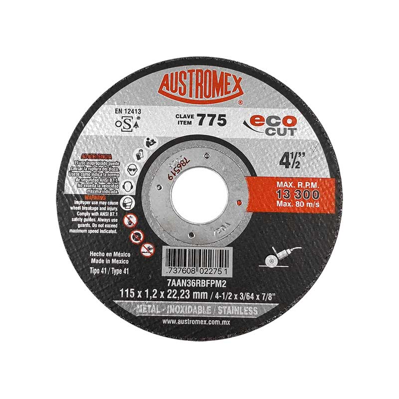 Austromex Disco De Corte 4 1 2 775 OASA Norte OASA Tijuana austromex-disco-de-corte-4-1-2-775-oasa-norte-oasa-tijuana